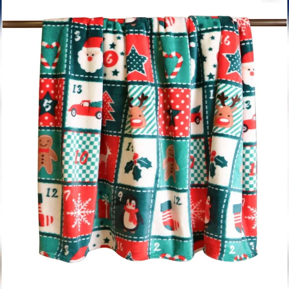 Cozy Blanket Printed Blanket Throw Christmas Collection